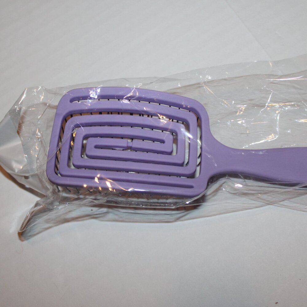Lilla Rose Hair Brush Purse Size Hairbrush Purple Handle Accessory - Picture 4 of 5